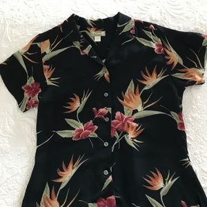 Tommy Bahama Silk Shirt small